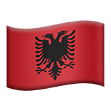 Albanië Apple Emoji