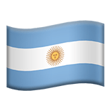 Argentinië Apple Emoji