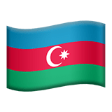 Azerbeidzjan Apple Emoji