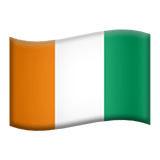 Ivoorkust Apple Emoji