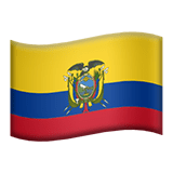 Ecuador Apple Emoji