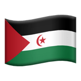 Westelijke Sahara Apple Emoji