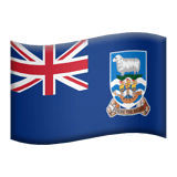 Falklandeilanden Apple Emoji