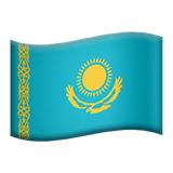 Kazachstan Apple Emoji