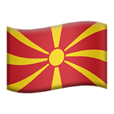 Noord-Macedonië Apple Emoji