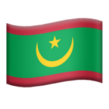Mauritanië Apple Emoji