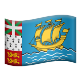 Saint-Pierre en Miquelon Apple Emoji