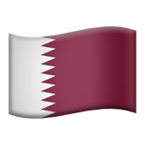 Qatar Apple Emoji
