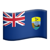 Sint-Helena, Ascension en Tristan da Cunha Apple Emoji