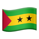 Sao Tomé en Principe Apple Emoji
