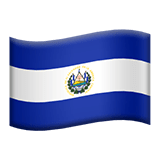 El Salvador Apple Emoji