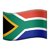 Zuid-Afrika Apple Emoji