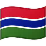 Gambia Android/Google Emoji