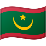 Mauritanië Android/Google Emoji