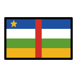 Centraal-Afrikaanse Republiek OpenMoji Emoji