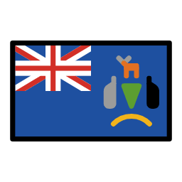 Zuid-Georgia en de Zuidelijke Sandwicheilanden OpenMoji Emoji