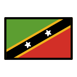 Saint Kitts en Nevis OpenMoji Emoji