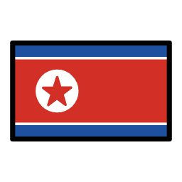 Noord-Korea OpenMoji Emoji