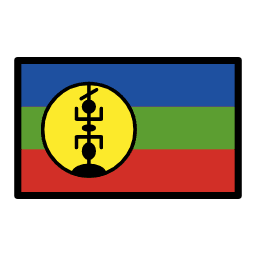 Nieuw-Caledonië OpenMoji Emoji