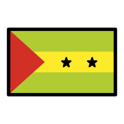 Sao Tomé en Principe OpenMoji Emoji