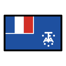 Franse Zuidelijke Gebieden OpenMoji Emoji