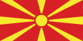 Vlag van Noord-Macedonië