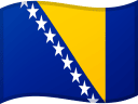 Vlag van Bosnië en Herzegovina