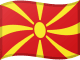 Vlag van Noord-Macedonië