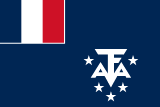 Vlag van de Franse zuidelijke en zuidpoolgebieden