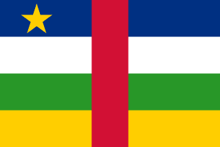 Vlag van de Centraal-Afrikaanse Republiek