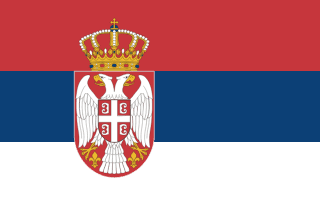 Vlag van Servië