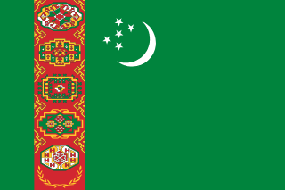 Vlag van Turkmenistan