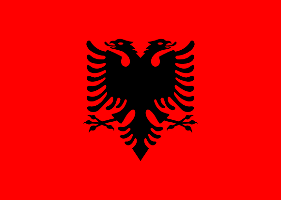 Vlag van Albanië