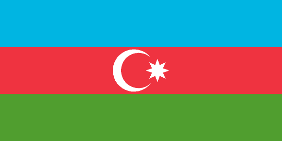 Vlag van Azerbeidzjan