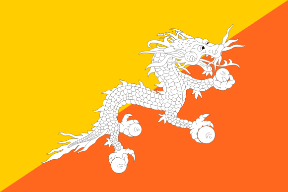 Vlag van Bhutan