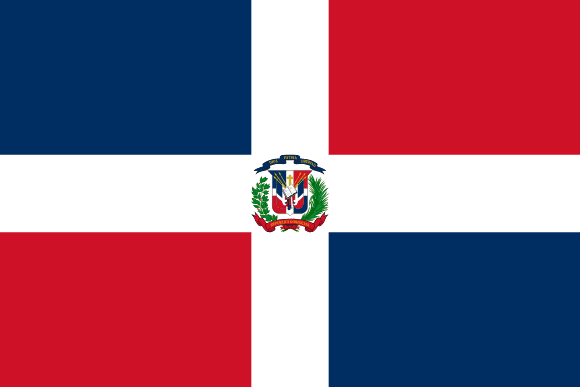 Vlag van de Dominicaanse Republiek