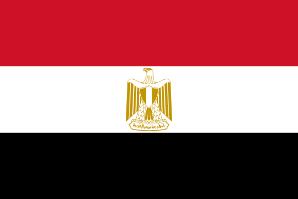 Vlag van Egypte