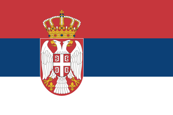 Vlag van Servië