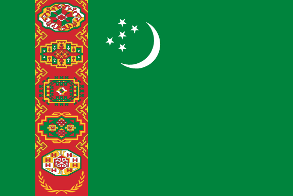 Vlag van Turkmenistan