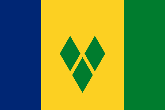 Vlag van Saint Vincent en de Grenadines