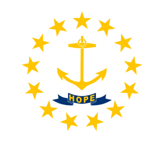 Vlag van Rhode Island