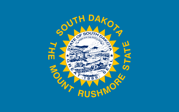 Vlag van South Dakota